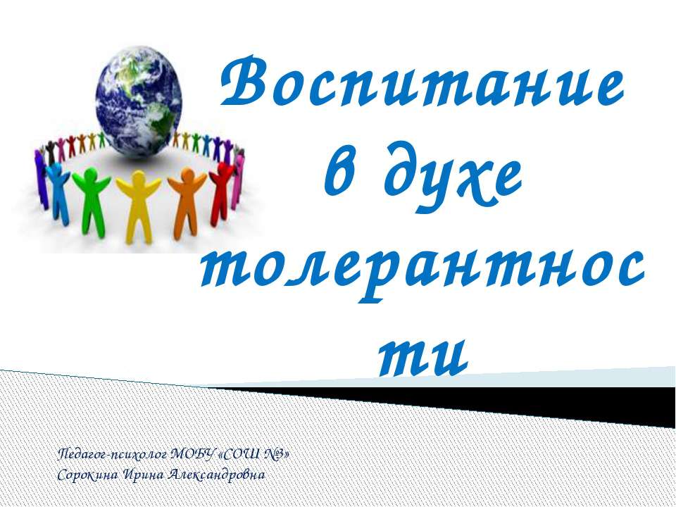 Воспитание в духе толерантности - Скачать Читать Лучшую Школьную Библиотеку Учебников