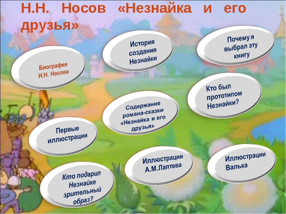 Н.Н. Носов «Незнайка и его друзья» - Скачать Читать Лучшую Школьную Библиотеку Учебников