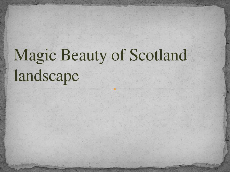 Magic Beauty of Scotland landscape - Скачать Читать Лучшую Школьную Библиотеку Учебников (100% Бесплатно!)