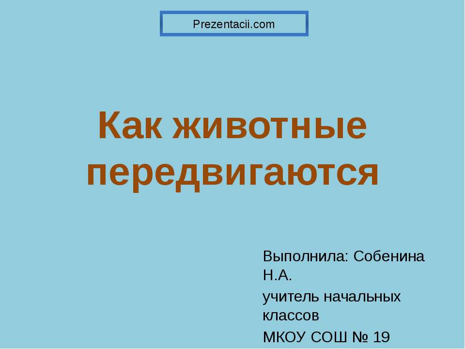 Как животные передвигаются - Скачать Читать Лучшую Школьную Библиотеку Учебников (100% Бесплатно!)