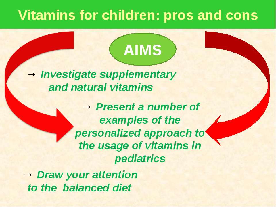 Vitamins for children: pros and cons - Скачать Читать Лучшую Школьную Библиотеку Учебников (100% Бесплатно!)