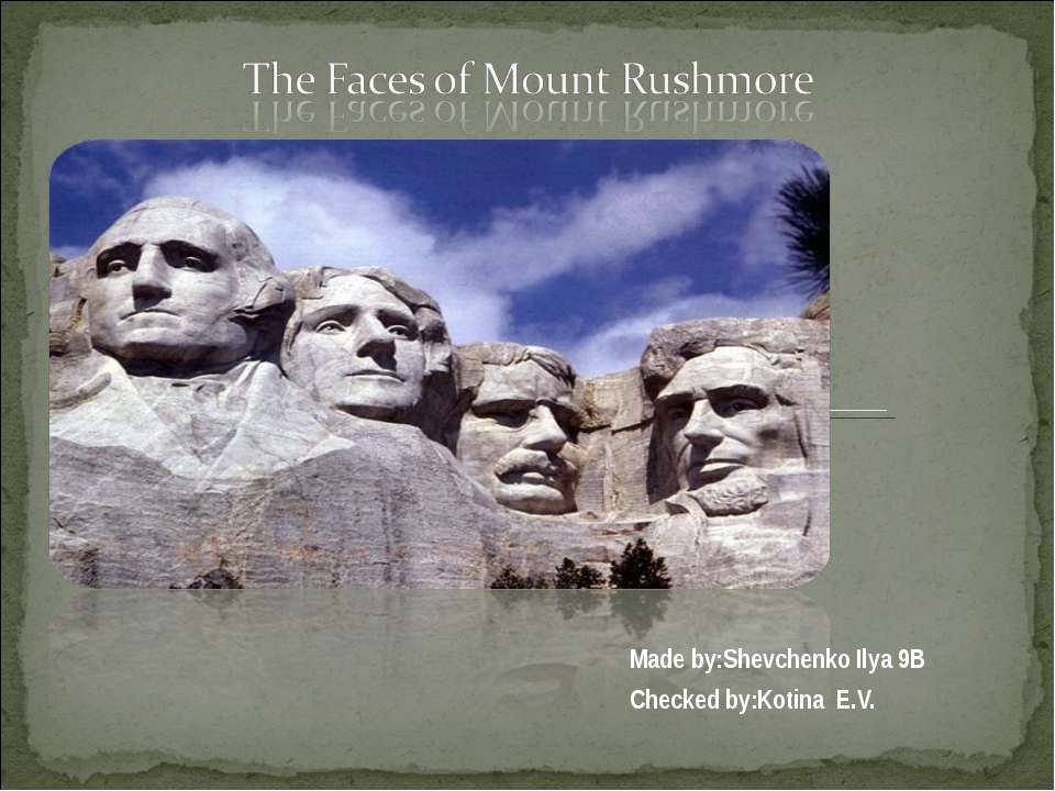 The Faces of Mount Rushmore - Скачать Читать Лучшую Школьную Библиотеку Учебников (100% Бесплатно!)