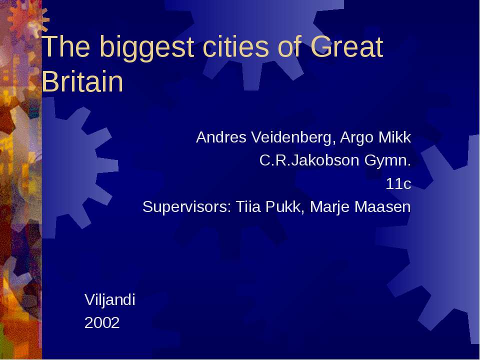 The biggest cities of Great Britain - Скачать Читать Лучшую Школьную Библиотеку Учебников (100% Бесплатно!)