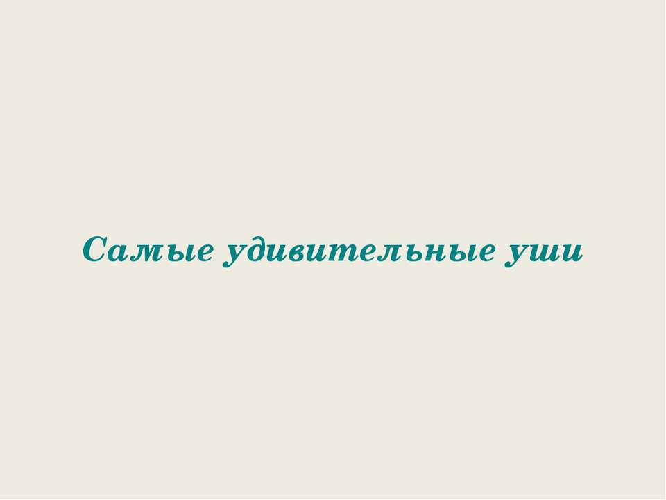 Самые удивительные уши - Скачать Читать Лучшую Школьную Библиотеку Учебников (100% Бесплатно!)