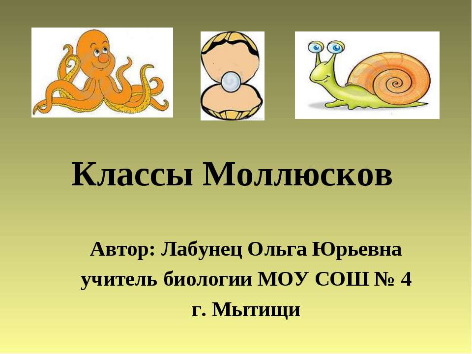 Классы Моллюсков - Скачать Читать Лучшую Школьную Библиотеку Учебников (100% Бесплатно!)