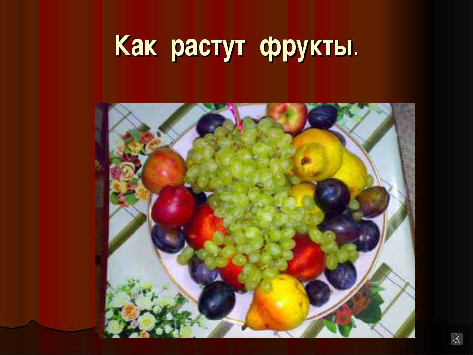 Как растут фрукты. - Скачать Читать Лучшую Школьную Библиотеку Учебников