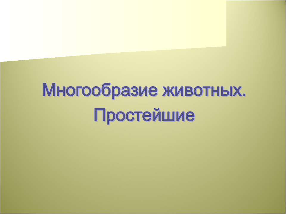 Многообразие животных. Простейшие - Скачать Читать Лучшую Школьную Библиотеку Учебников