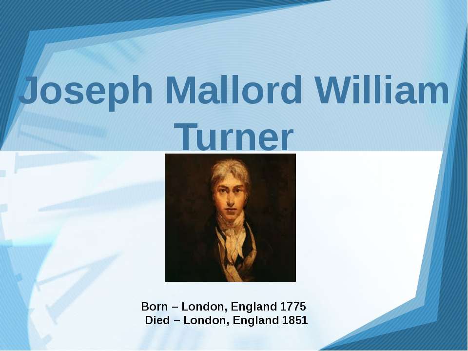 Joseph Mallord William Turner - Скачать Читать Лучшую Школьную Библиотеку Учебников (100% Бесплатно!)