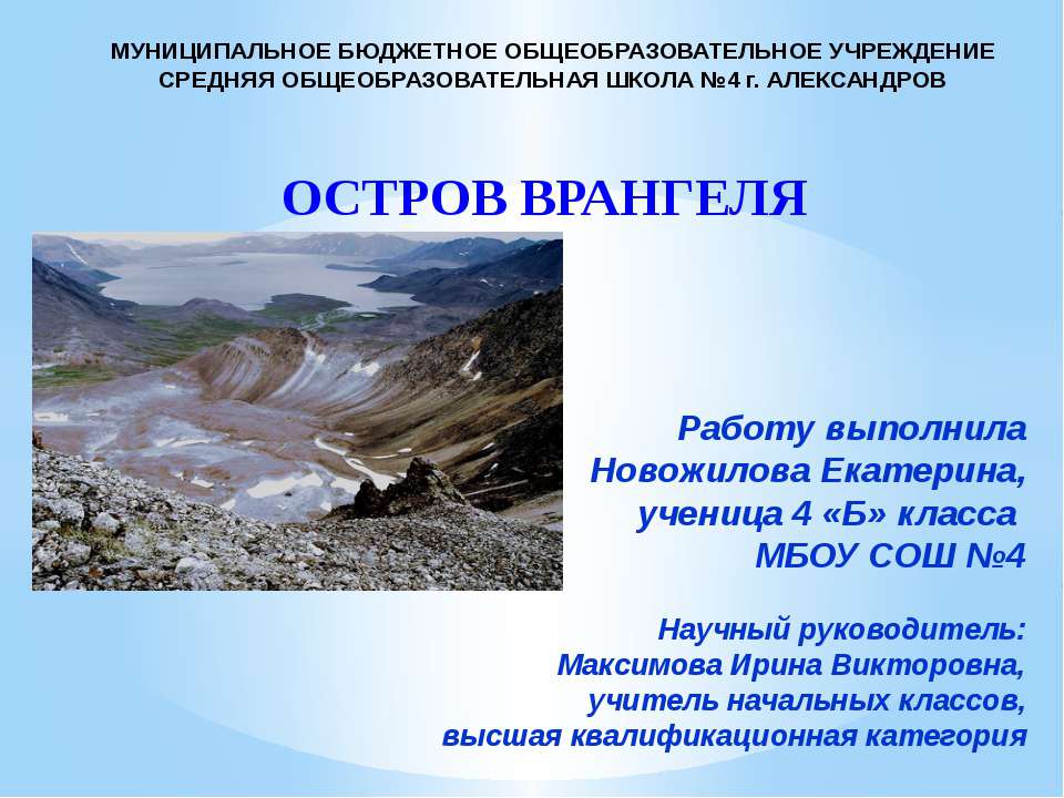 Остров Врангеля - Скачать Читать Лучшую Школьную Библиотеку Учебников