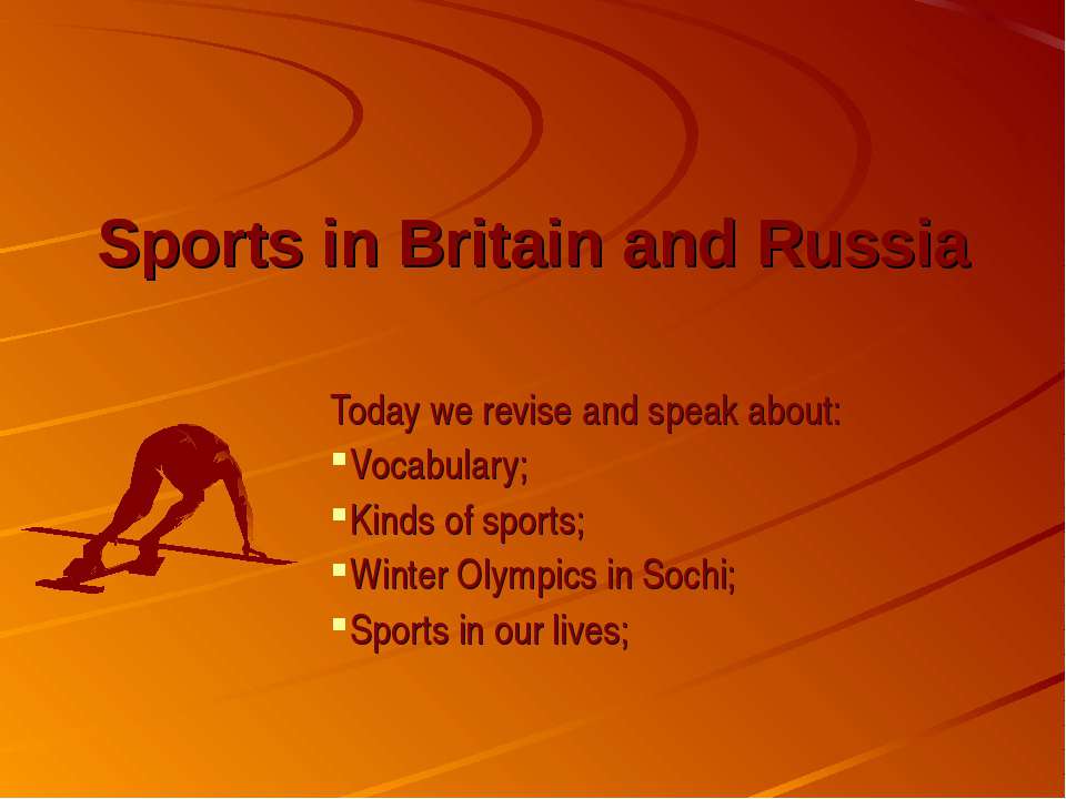 Sports in Britain and Russia - Скачать Читать Лучшую Школьную Библиотеку Учебников (100% Бесплатно!)