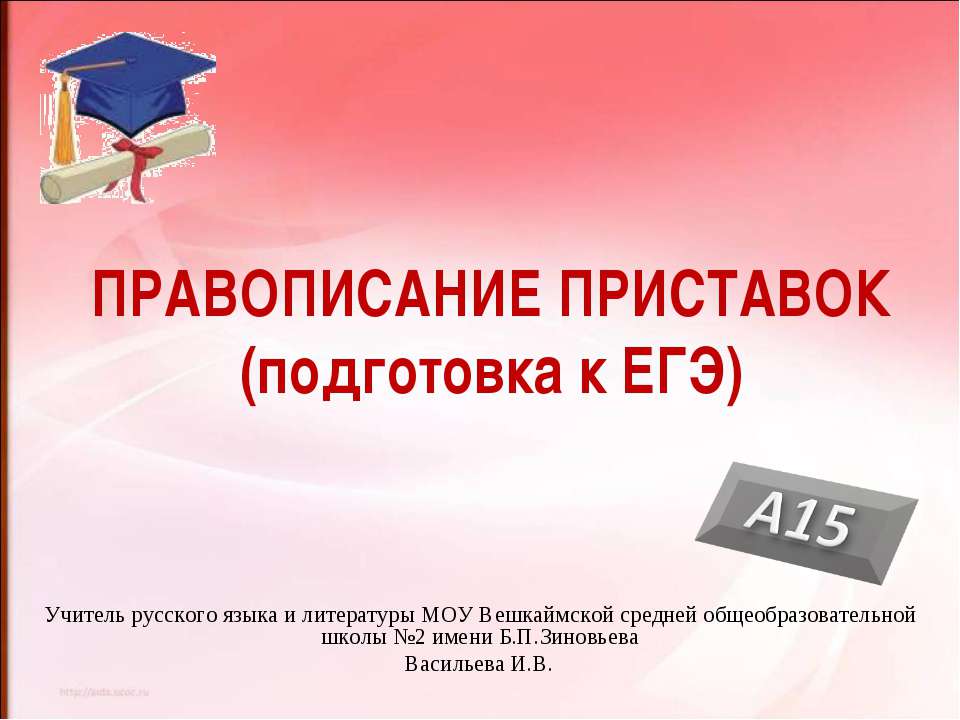 Правописание приставок (подготовка к ЕГЭ) - Скачать Читать Лучшую Школьную Библиотеку Учебников (100% Бесплатно!)