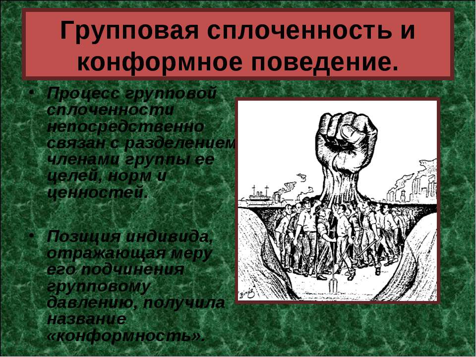 Групповая сплоченность и конформное поведение - Скачать Читать Лучшую Школьную Библиотеку Учебников (100% Бесплатно!)