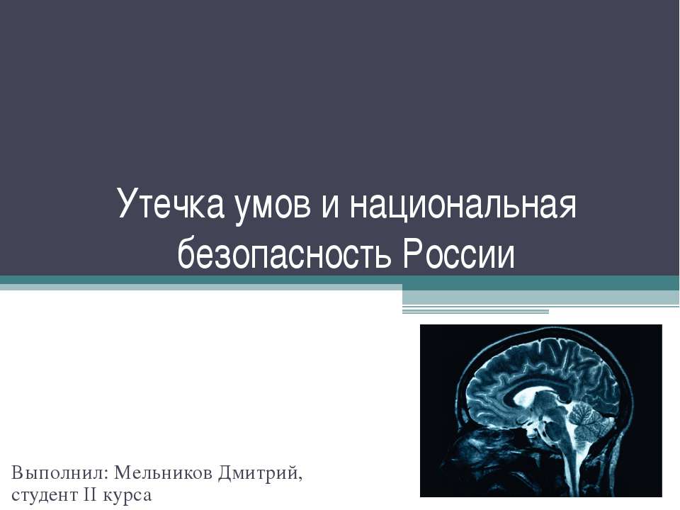 Утечка умов и национальная безопасность России - Скачать Читать Лучшую Школьную Библиотеку Учебников (100% Бесплатно!)