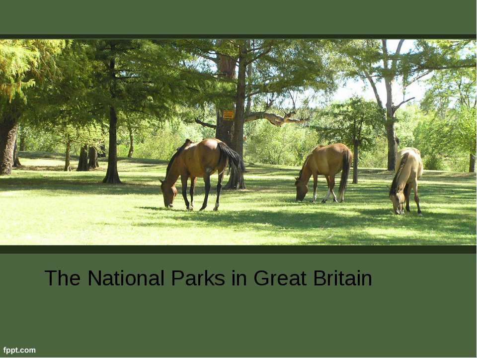 The National Parks in Great Britain - Скачать Читать Лучшую Школьную Библиотеку Учебников (100% Бесплатно!)