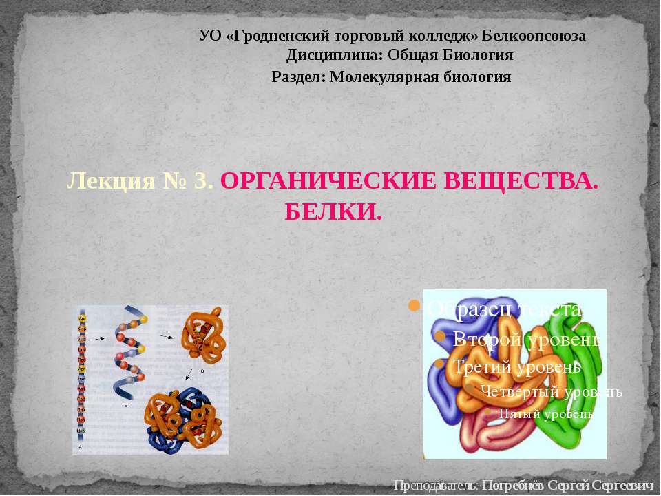 Органические вещества. Белки - Скачать Читать Лучшую Школьную Библиотеку Учебников