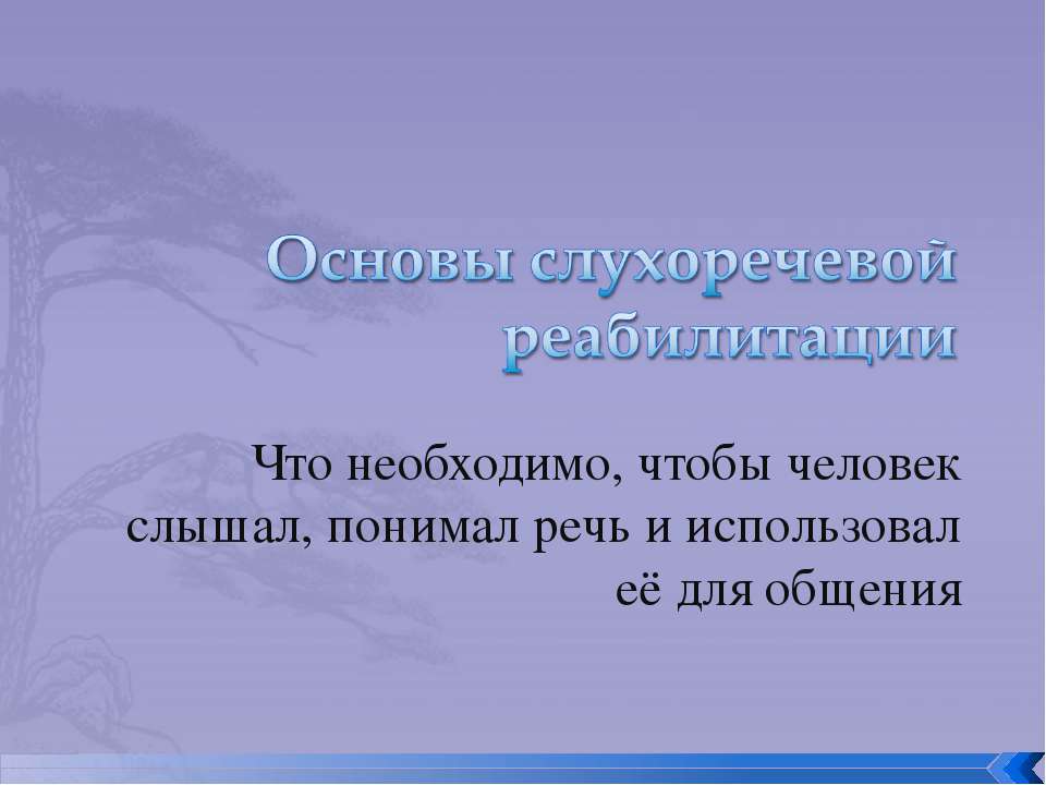 Основы слухоречевой реабилитации - Скачать Читать Лучшую Школьную Библиотеку Учебников (100% Бесплатно!)