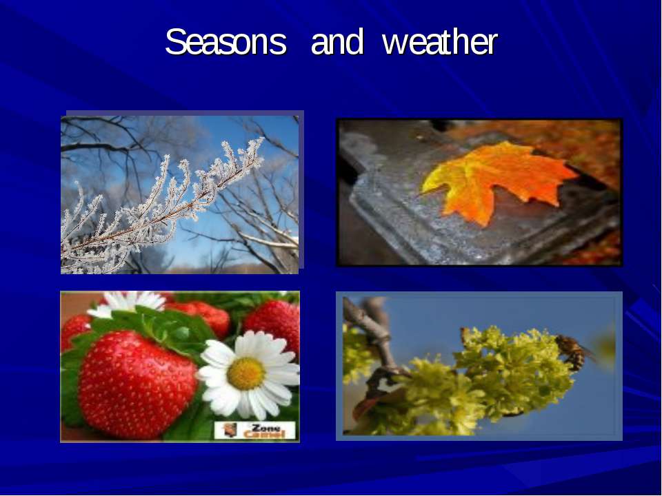 Времена года (Seasons and weather) - Скачать Читать Лучшую Школьную Библиотеку Учебников