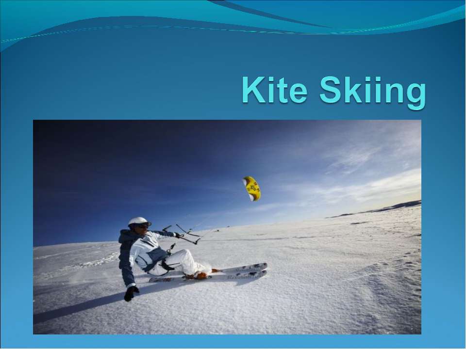 Kite skiing - Скачать Читать Лучшую Школьную Библиотеку Учебников