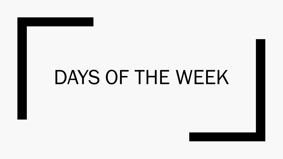 Презентацию на тему: "Days of the week" - Скачать Читать Лучшую Школьную Библиотеку Учебников (100% Бесплатно!)