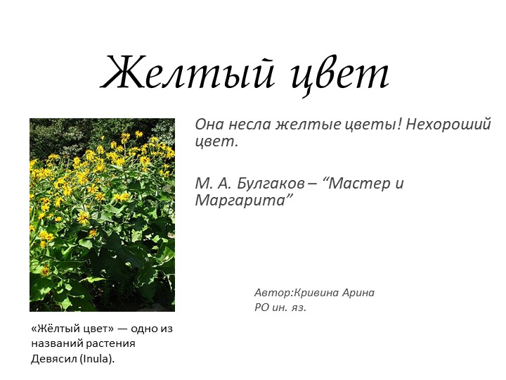 Презентация "Значение желтого цвета" - Скачать Читать Лучшую Школьную Библиотеку Учебников (100% Бесплатно!)