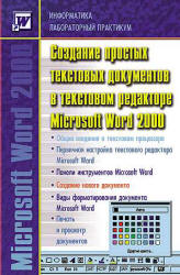 Информатика: Лабораторный практикум. Создание простых текстовых документов в текстовом редакторе Microsoft Word 2000. - Скачать Читать Лучшую Школьную Библиотеку Учебников (100% Бесплатно!)